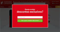 Desktop Screenshot of editorajuspodivm.com.br