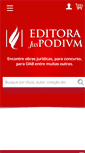 Mobile Screenshot of editorajuspodivm.com.br