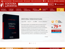 Tablet Screenshot of editorajuspodivm.com.br
